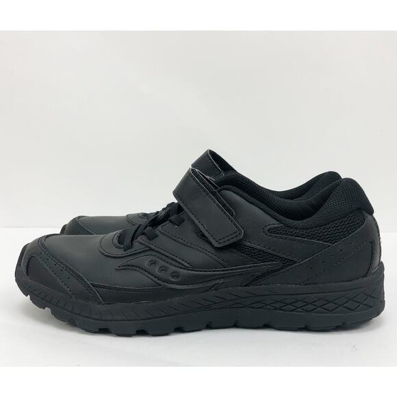 Saucony Boys Mens Cohesion 13 Athletic Shoes 6.5 Black AC Closure Non Slip NWOB - Picture 6 of 10